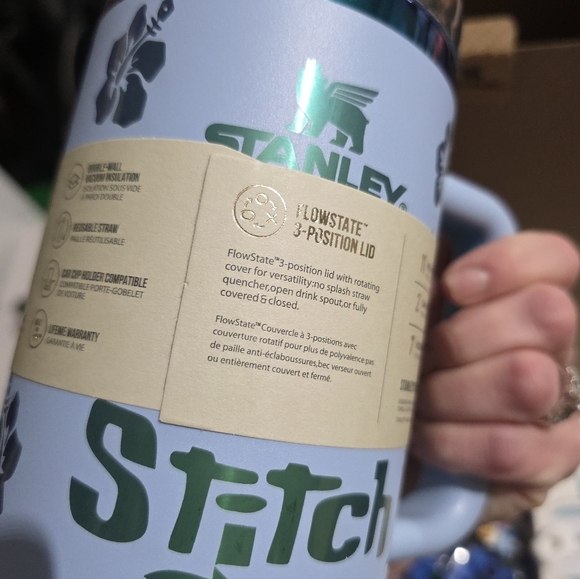 New Stitch Stanley Tumbler 40 oz Insulated Stainless Steel Water Bottle & Straw - Picture 4 of 8